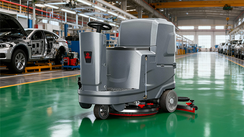 工業(yè)洗地機(jī)：汽車制造與零部件廠的油污克星與效率革命
